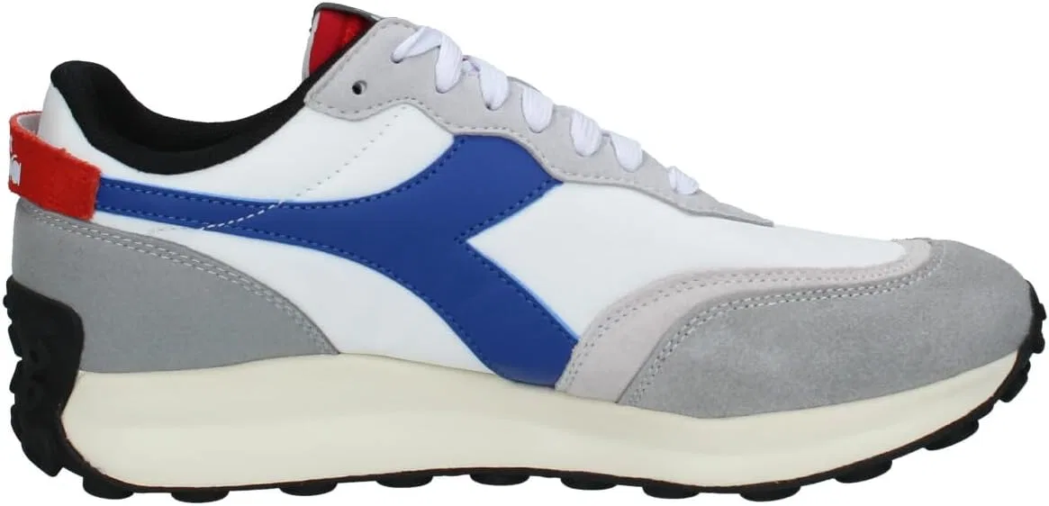 Кроссовки Diadora Race Nyl, C1917 Corsair Super White Carmine King — фото 3