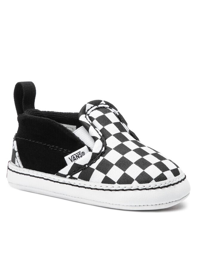 Тканевые кроссовки Slip-On V Crib VN0A2XSLFB71 Vans, черно-белый — фото 2