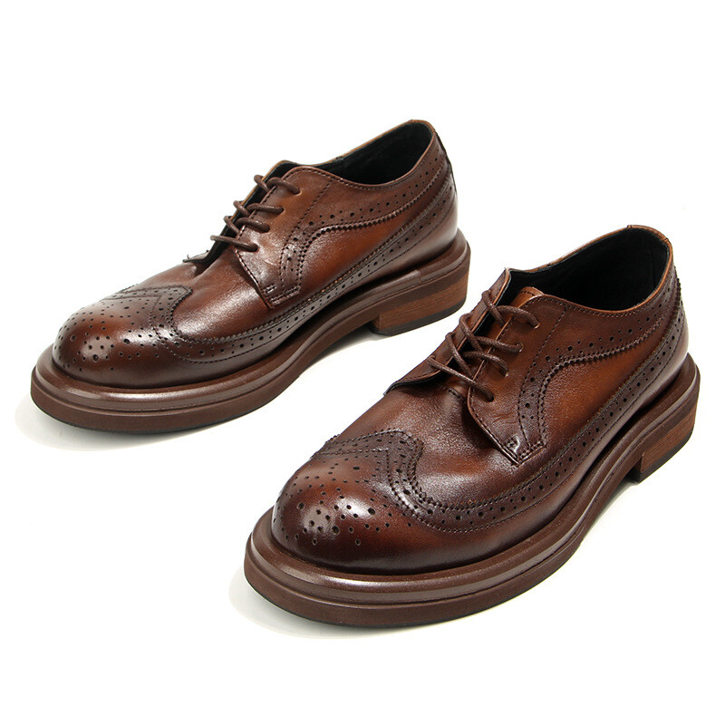 Туфли DIENGRLEY Dress Shoes Men Low-Top — фото 4
