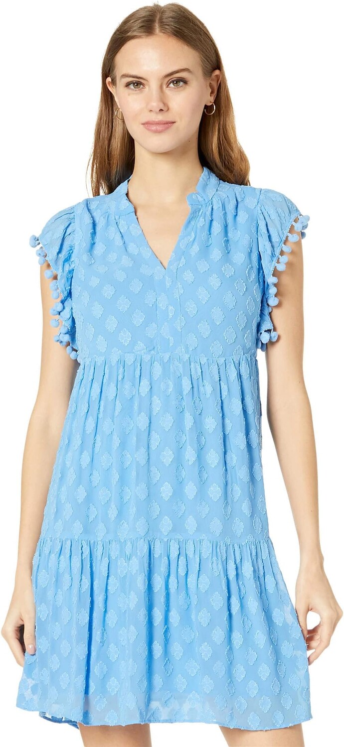 

Платье Lilly Pulitzer Arleah Dress, цвет Blue Thistle Daiquiri Ditsy Rayon Clip