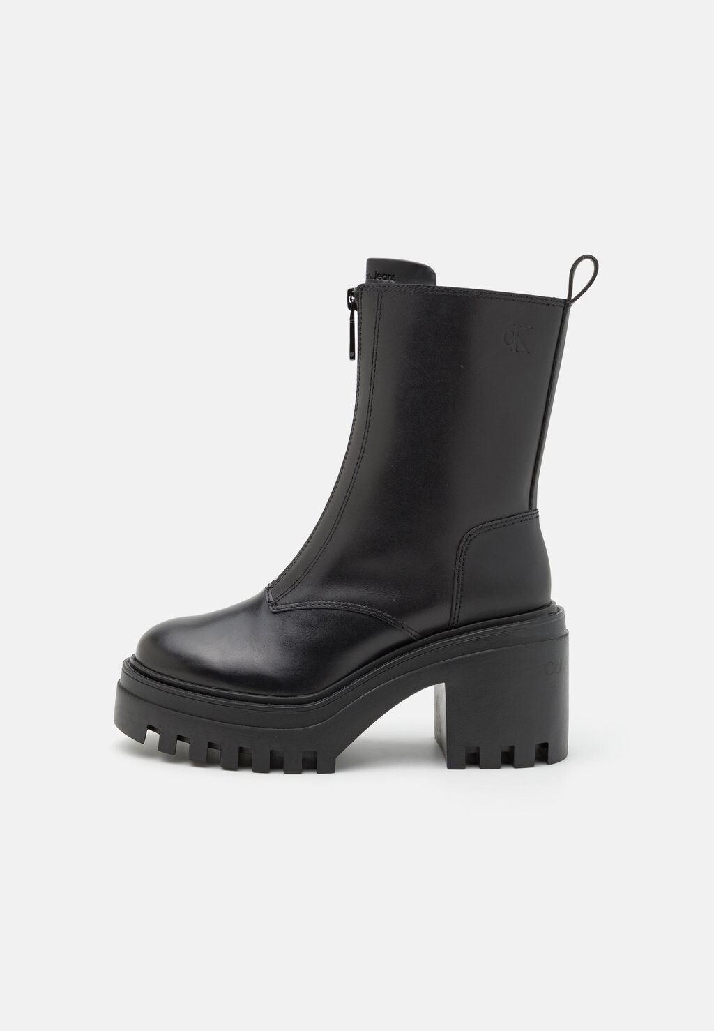 

Ботильоны на платформе CHUNKY HEELED ZIP BOOT Calvin Klein, черный
