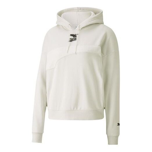 

Толстовка evide hoodie 'white' Puma, белый