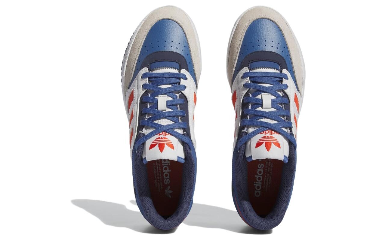 Кеды, скейтборд обувь Drop Step унисекс с низким верхом Adidas Originals, красный/белый/синий — фото 4