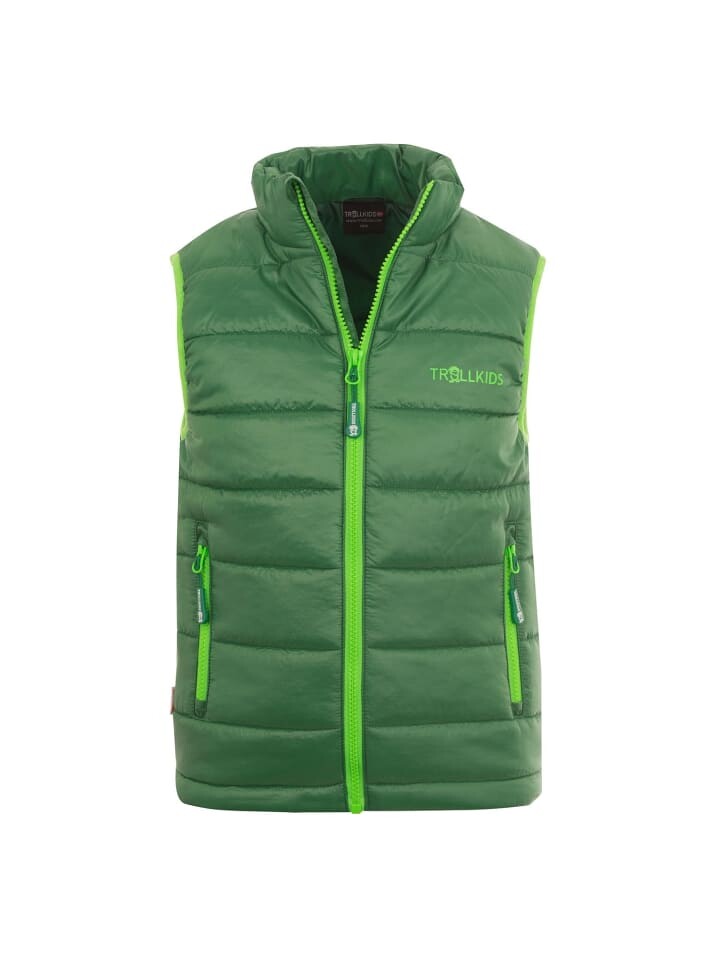 

Функциональный жилет Trollkids Funktions Trondheim, цвет dark green