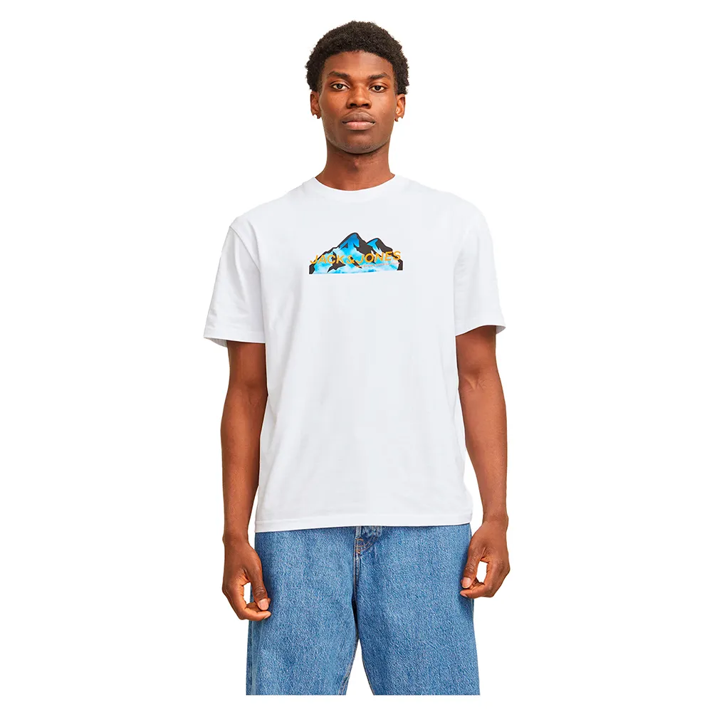 

Футболка с коротким рукавом Jack & Jones 12262220 Blanco, белый