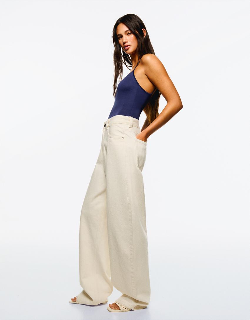 

Боди-Танк Bershka, синий