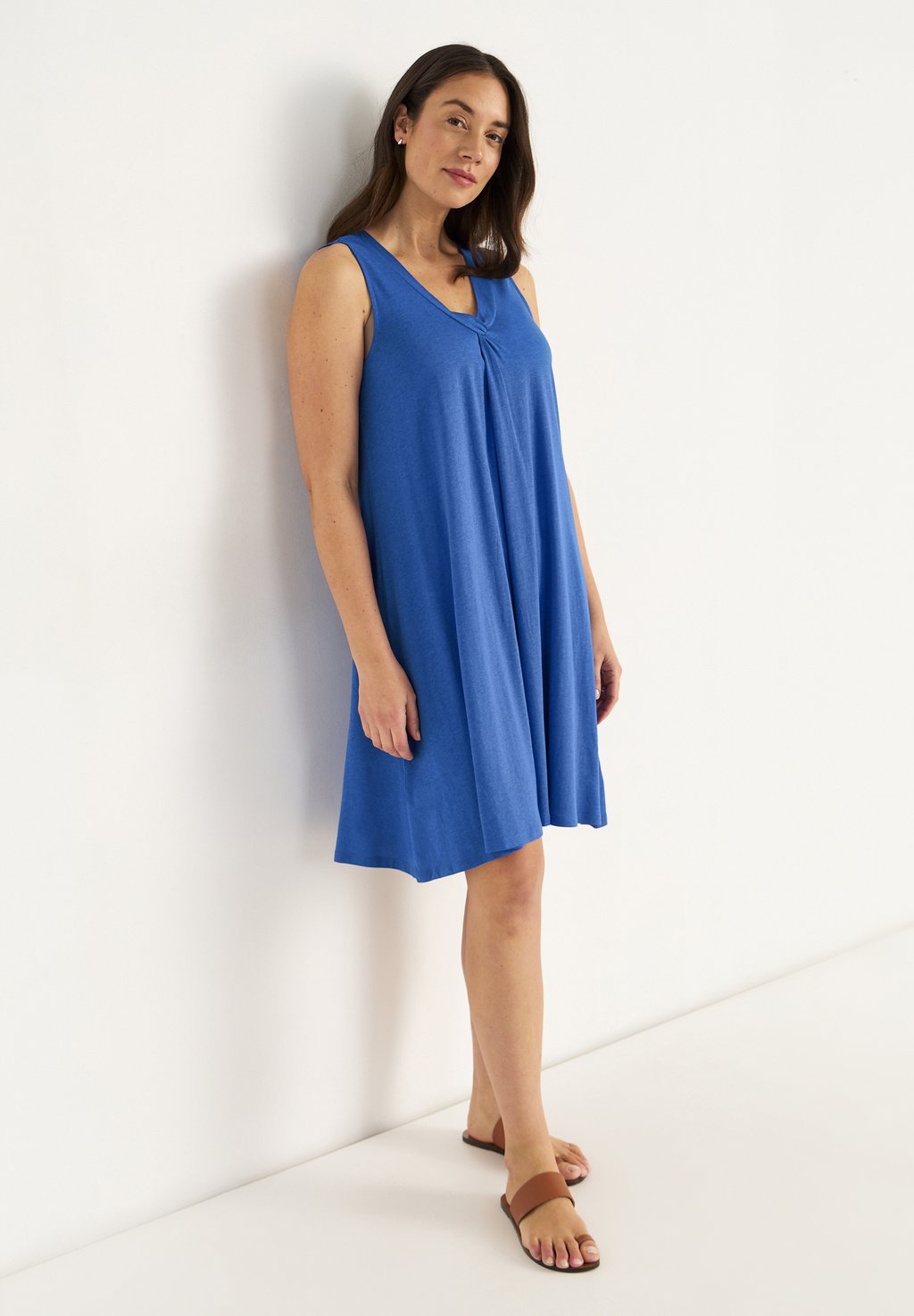 

Платье из джерси V-NECK SLEEVELESS Cellbes of Sweden, синий