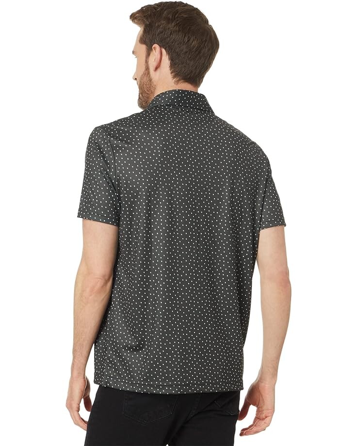 

Поло U.S. POLO ASSN. Shadow Dot Polo Shirt, цвет Black/Electric Lime