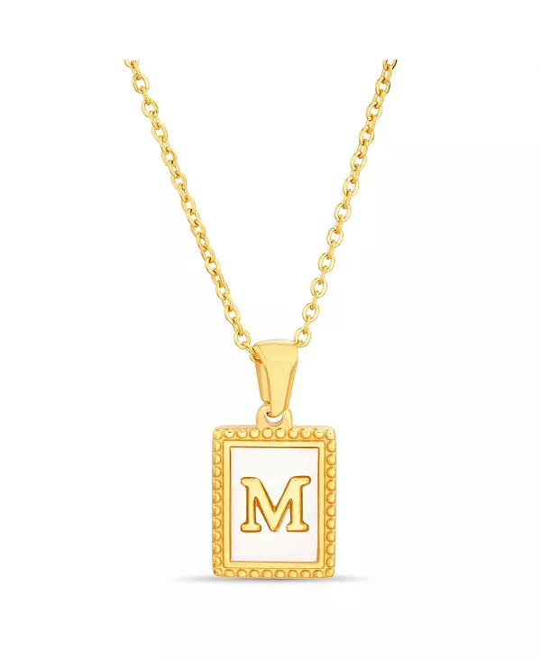 

Ожерелье с подвеской в виде инициала золотистого тона Kensie, m