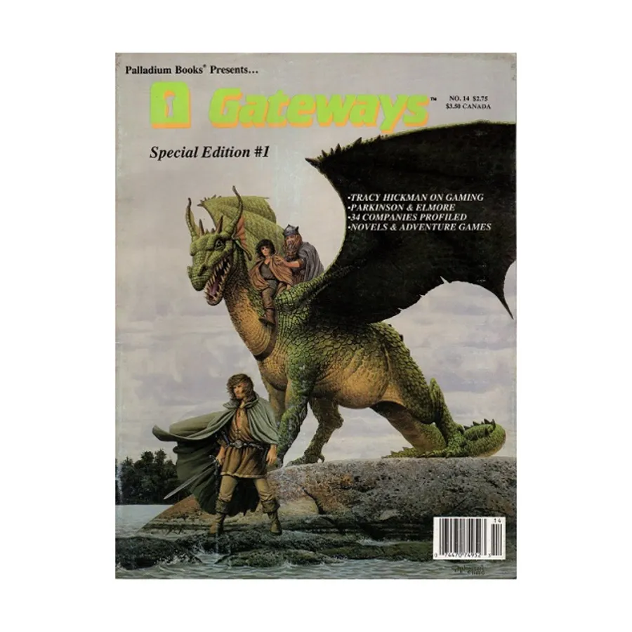 

Журнал Special Edition #1 "Tracy Hickman on Gaming, Hailing the Great Corss-Over, Gateways to Adventure", Gateways Magazine