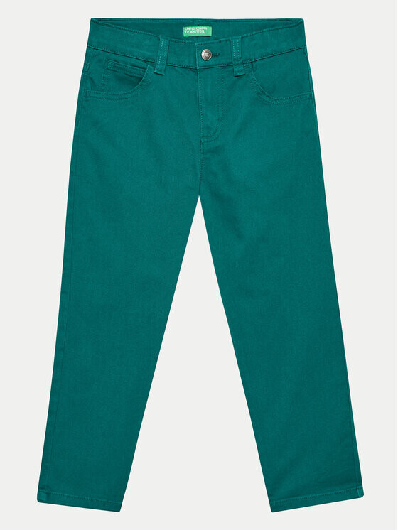 

Брюки из ткани regular fit United Colors Of Benetton, зеленый