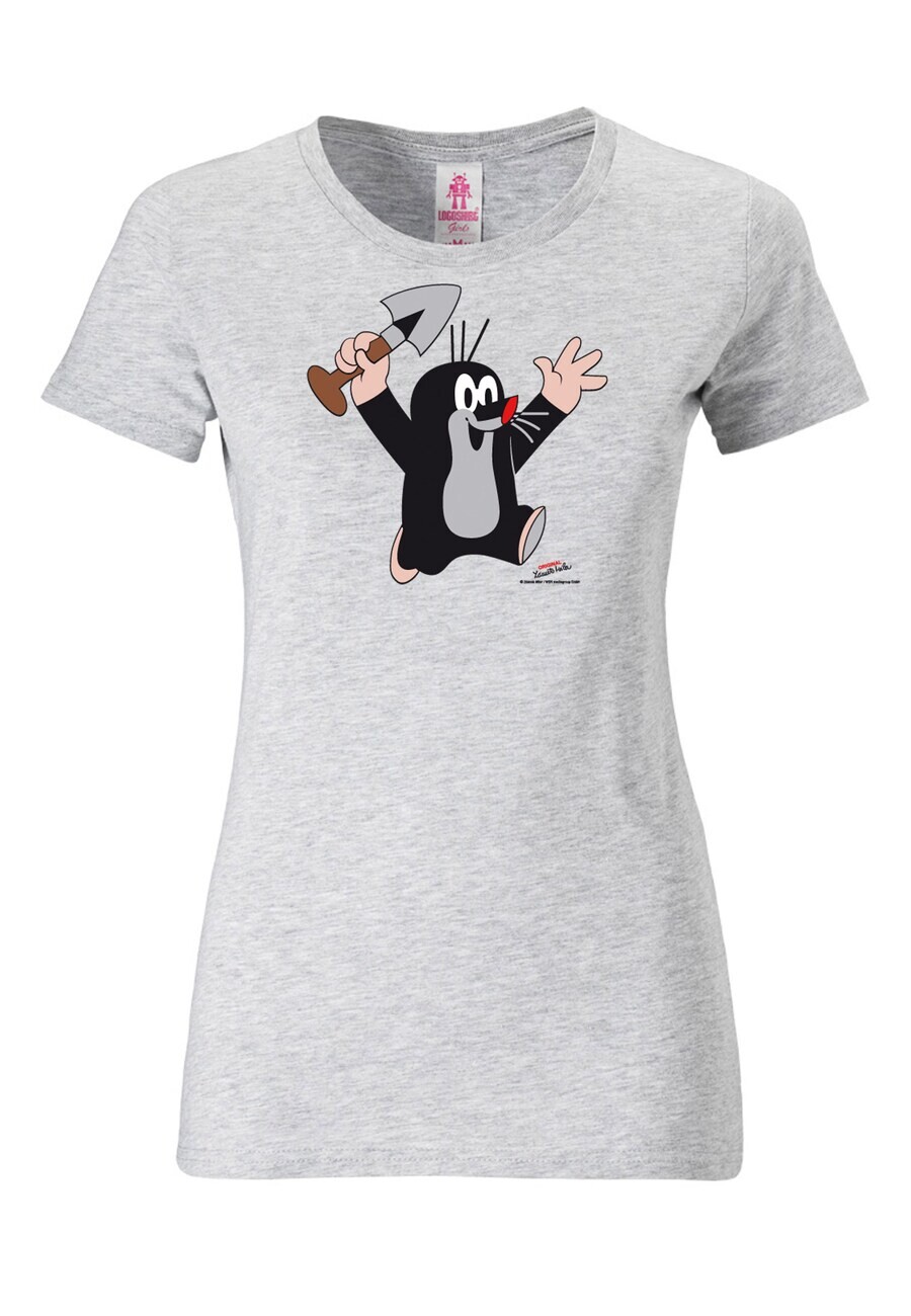 

Футболка LOGOSHIRT Shirt Der kleine Maulwurf, пятнистый серый