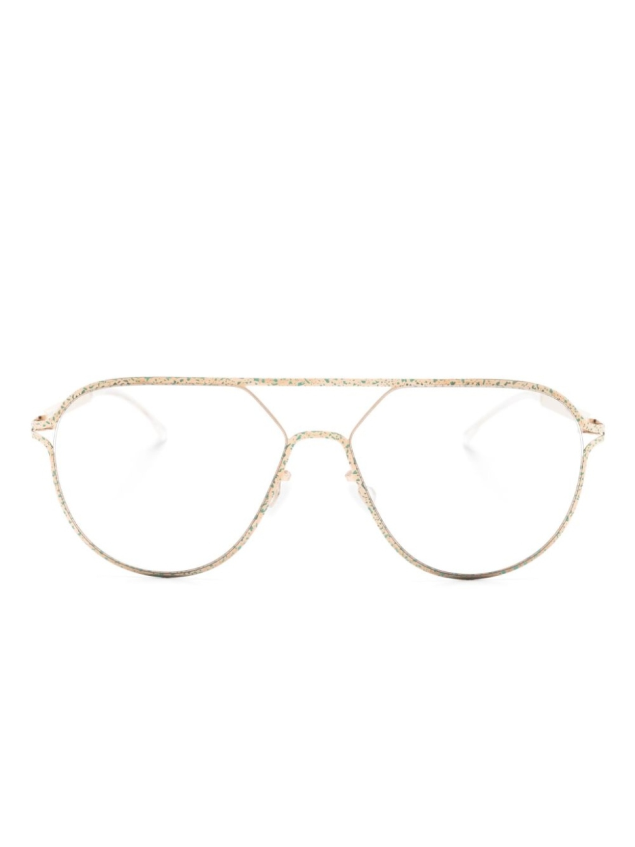 

Mykita солнцезащитные очки-пилоты с кристаллами, золотой