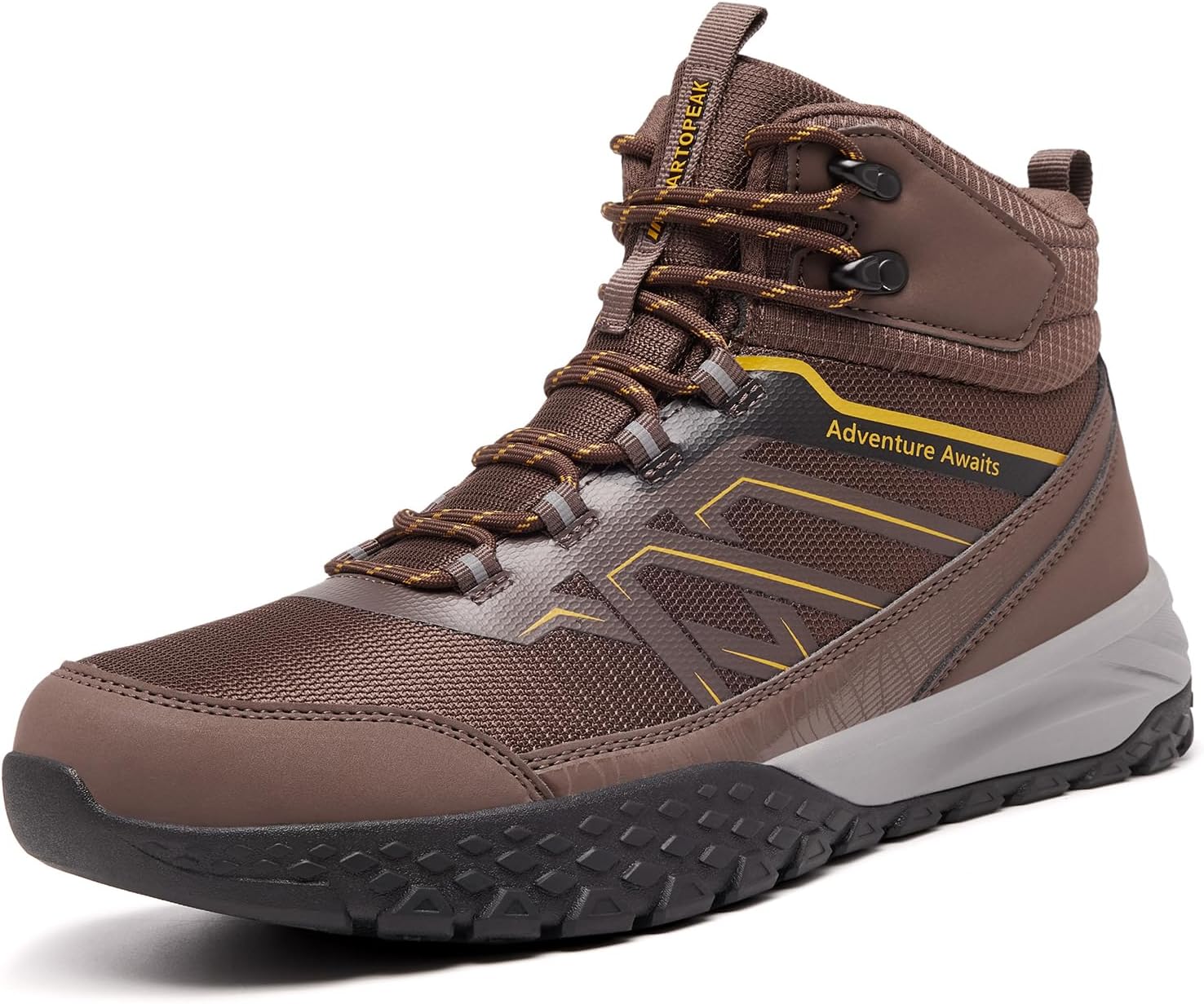 

Водонепроницаемые мужские походные ботинки ARTOPEAK с встроенными гамашами, высокие до щиколотки, противоскользящие, для походов, треккинга и грязной местности, оранжевый