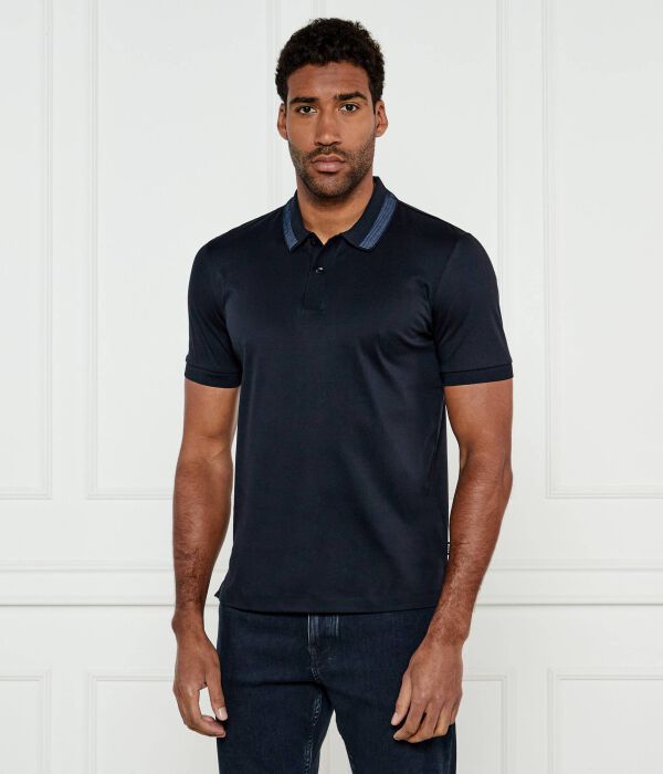 

Рубашка поло Slim fit Boss, синий
