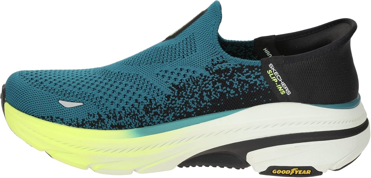 Мужские кроссовки Skechers Hands Free Slip-ins Max Cushioning Arch Fit 2.0 - Fortuitous 2.0, черный/синий — фото 4
