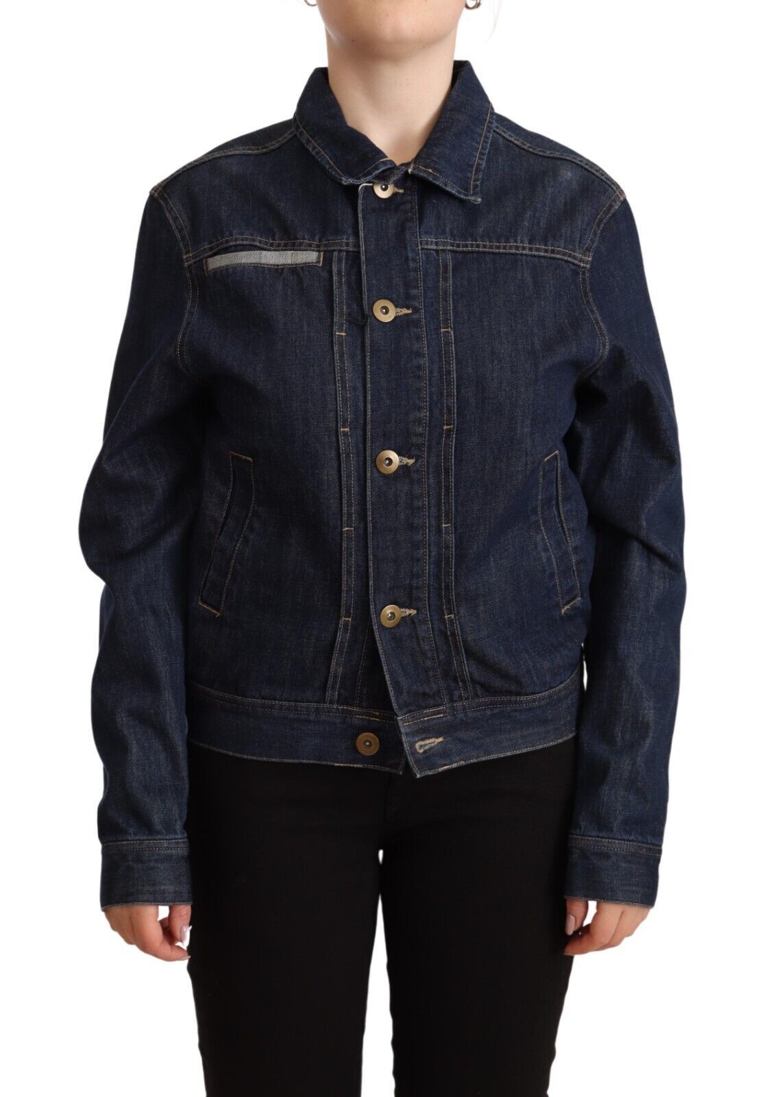 

Элегантная темно-синяя джинсовая куртка Master Coat, Blue