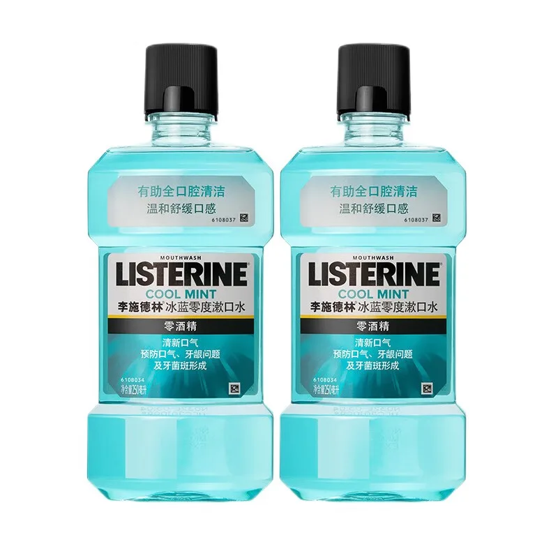 Listerine Ополаскиватель для полости рта Ice Blue против зубного налета с освежающим ароматом — фото 3