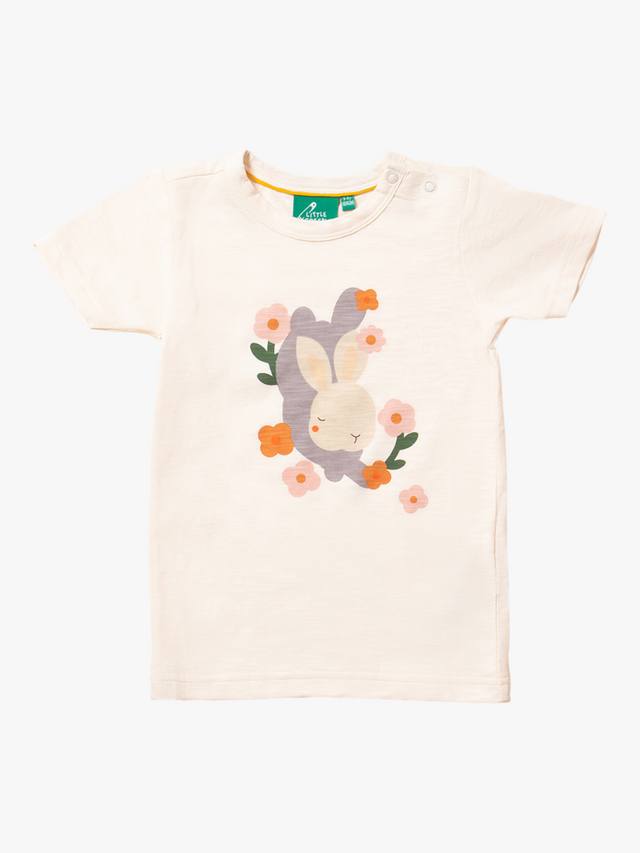 

Футболка из чистого органического хлопка baby rabbit Little Green Radicals, кремовый/разноцветный