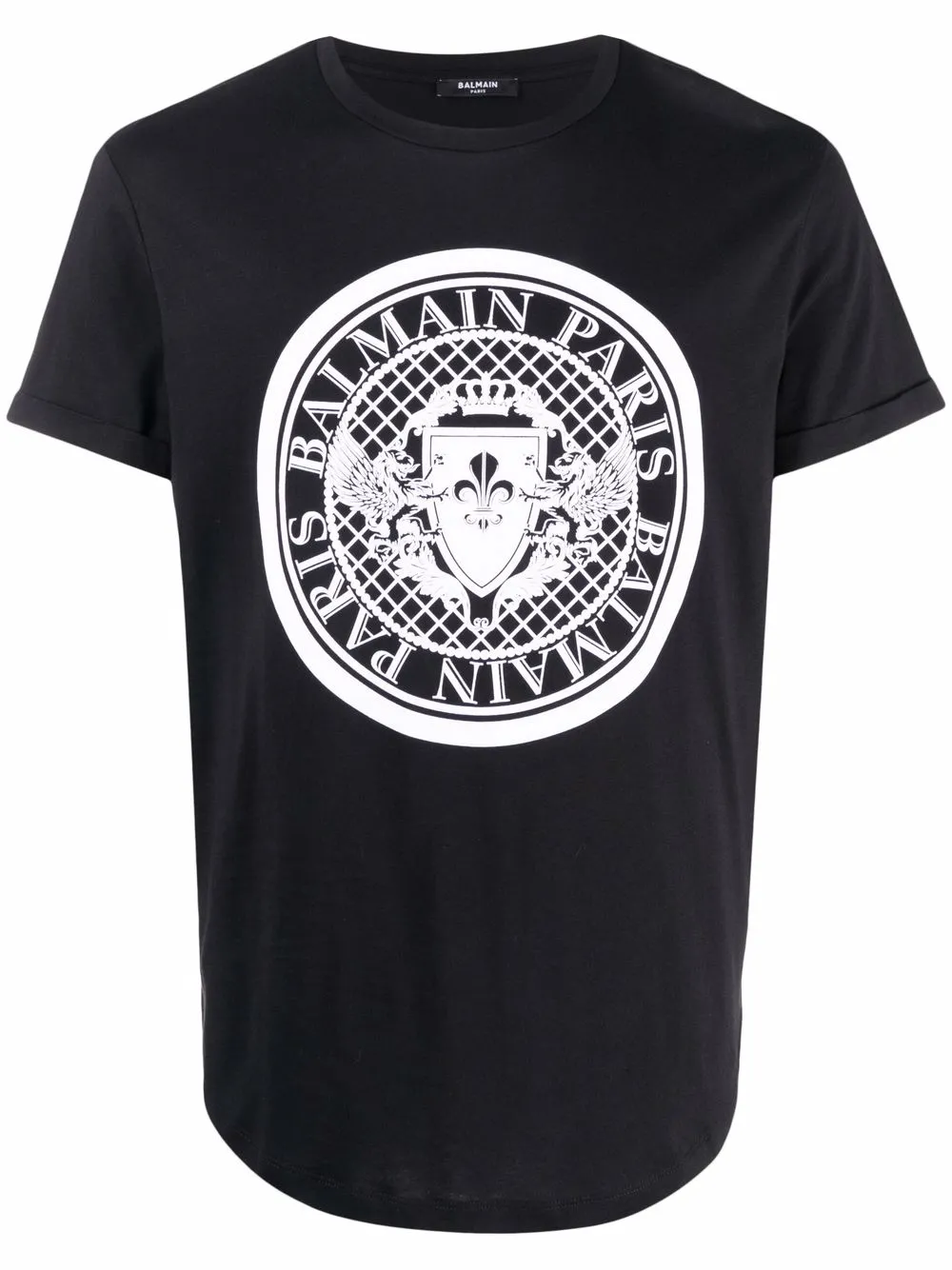 

Футболка с логотипом BALMAIN, черный