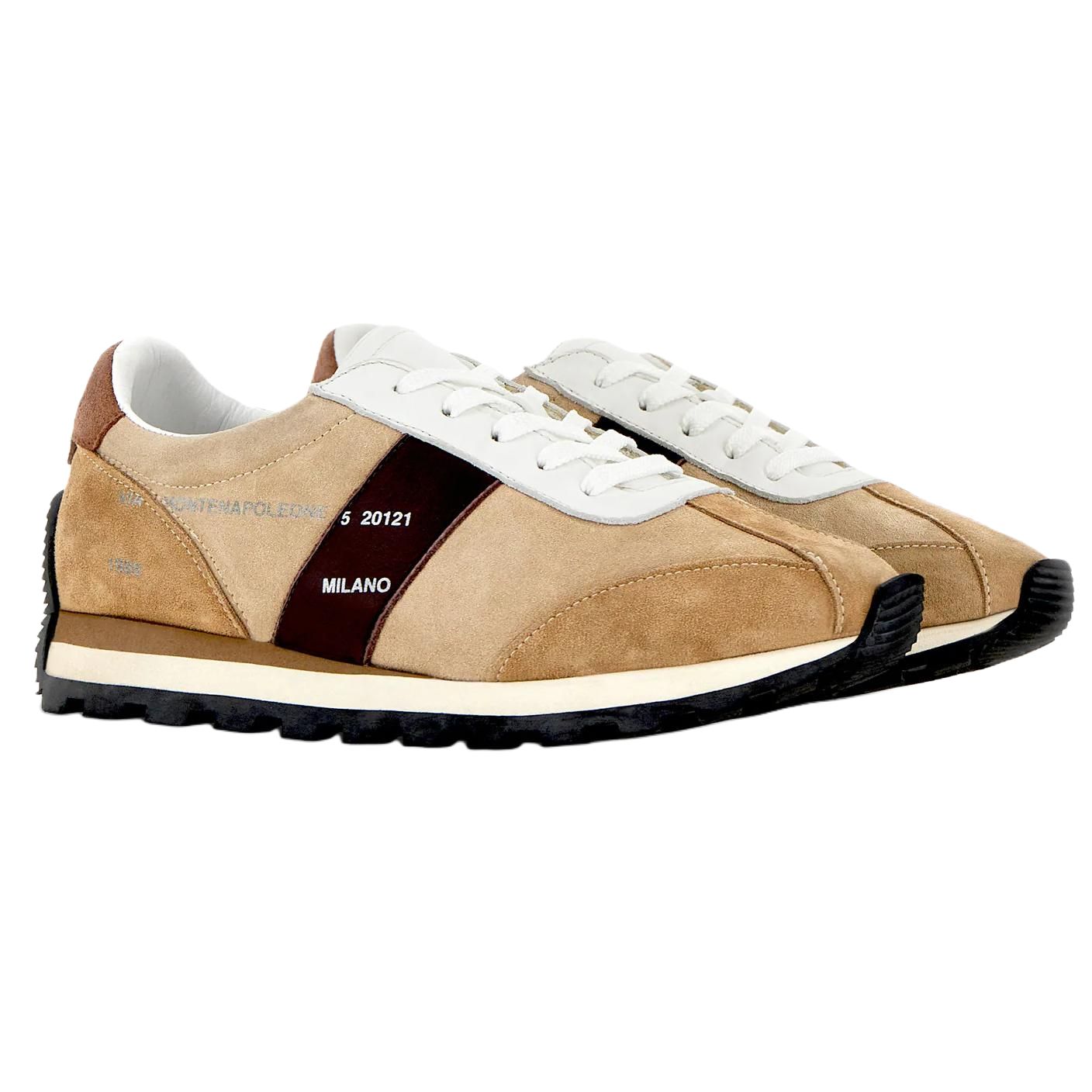 86er Low-Top Casual Shoes Women's Light Brown HOGAN — фото 2