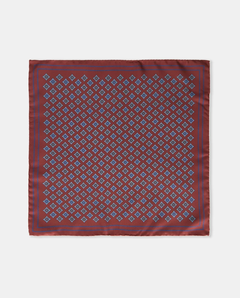 

Шелковый карманный платок для мужчин Emidio Tucci, светло-коричневый