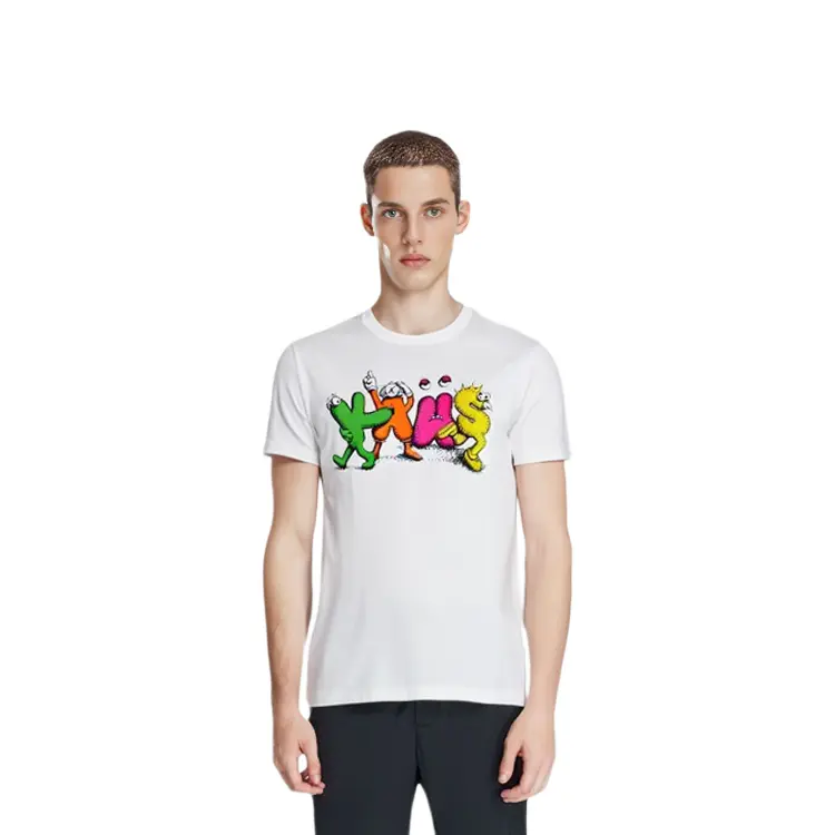 Футболка Kaws Co-Brand Collection унисекс белая Uniqlo, белый — фото 2