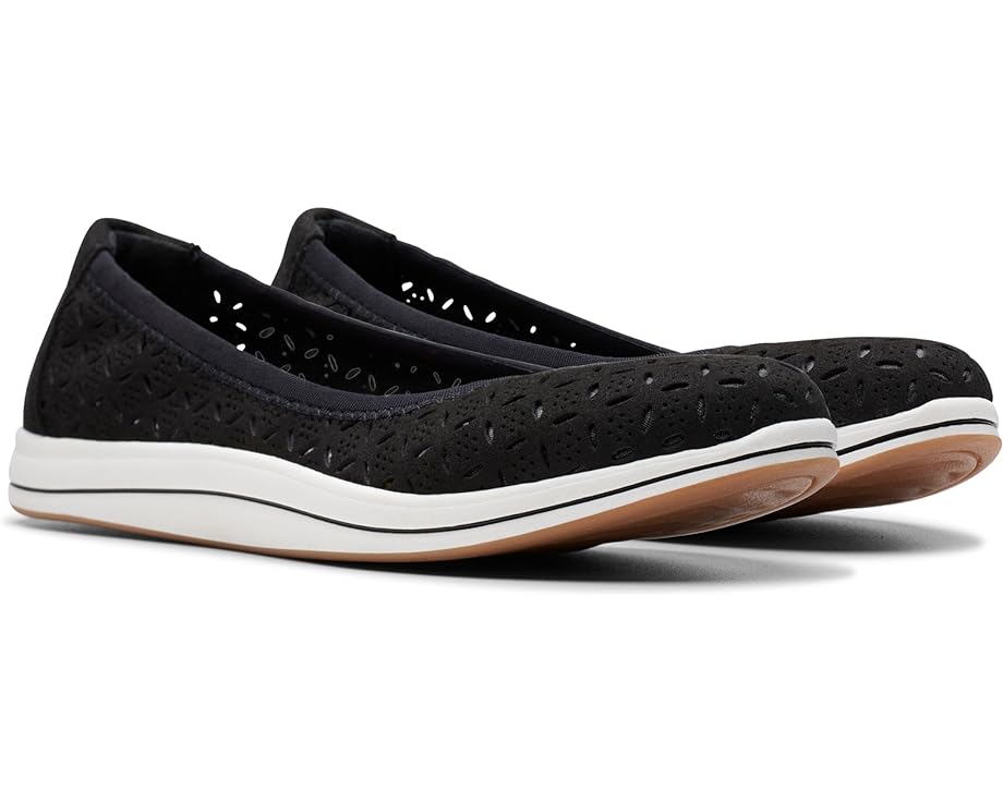 Туфли на плоской подошве Clarks Breeze Roam, цвет Black Textile