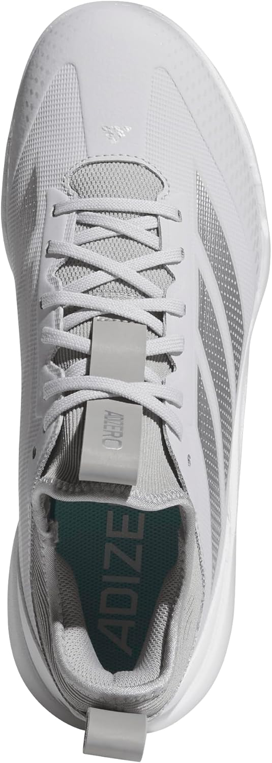 Мужские бейсбольные кроссовки Adidas Adizero Impact 2.0, белый/серый/светло-серый — фото 4