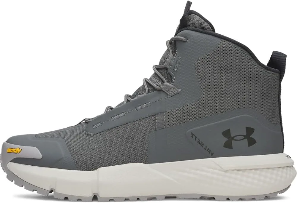Мужские военные и тактические ботинки Under Armour Charged Valsetz Mid Name ‎Under Armour, зеленый/белый — фото 2