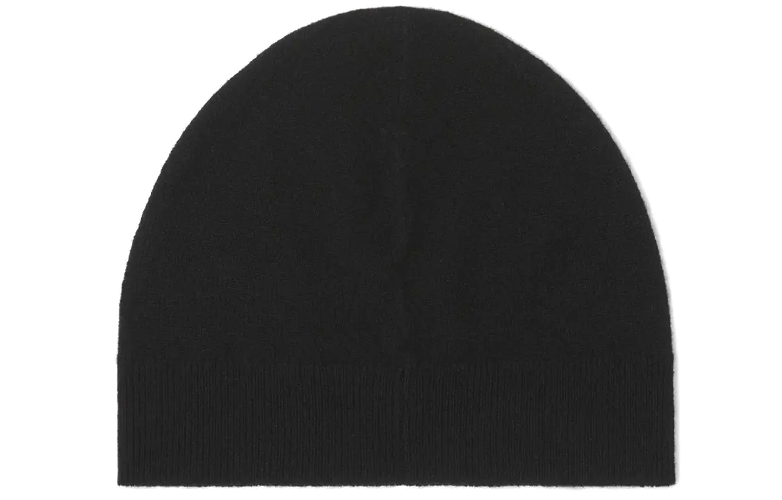 Черная шапка из кашемира с графическим логотипом Burberry, Black — фото 2