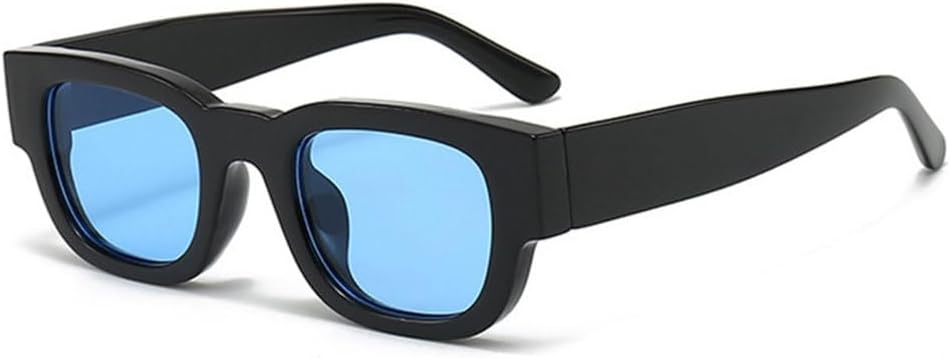 

Популярные модные солнцезащитные очки для женщин, ретро, ​​конфетные цвета, панк-очки для мужчин, защита от ультрафиолета UV400, трендовые солнцезащитные очки MTZJH, Black Blue