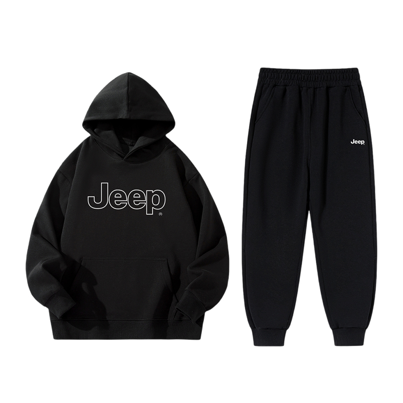 Повседневный спортивный костюм для подростков Jeep, комплект (Хаки) — фото 2