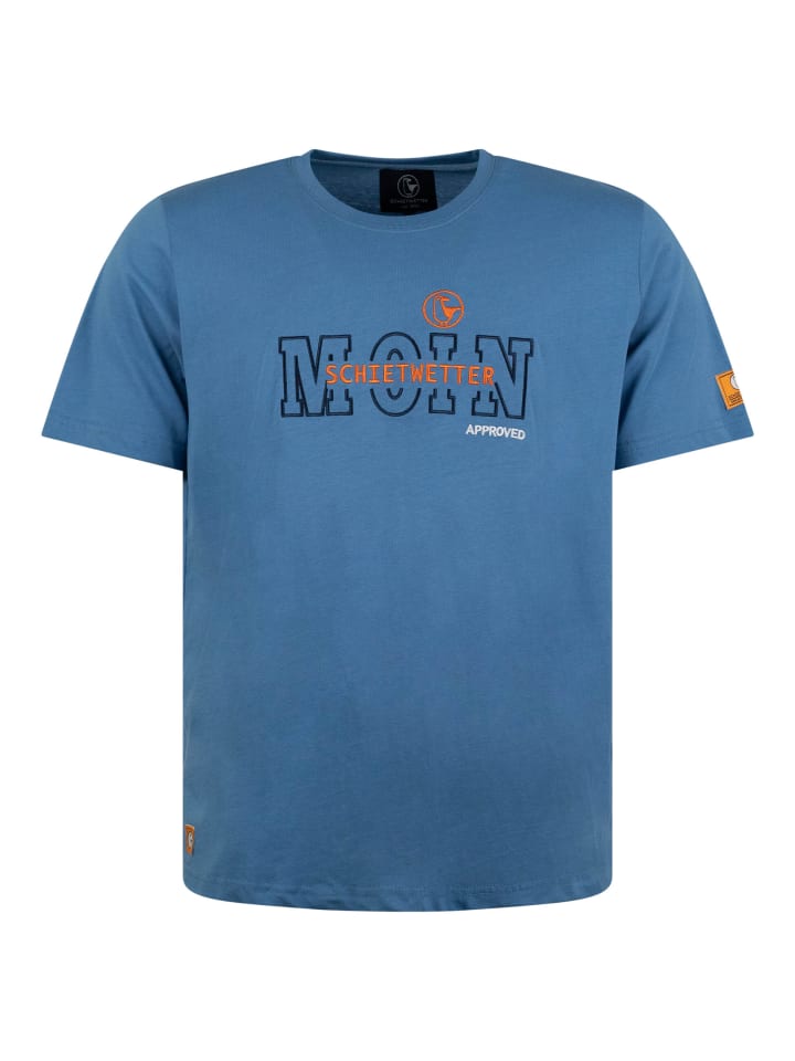 

Футболка SCHIETWETTER Didrik Dösbaddel в джинсах