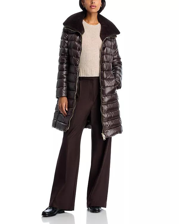 

Сверхлегкое пальто на подкладке Herno, коричневый