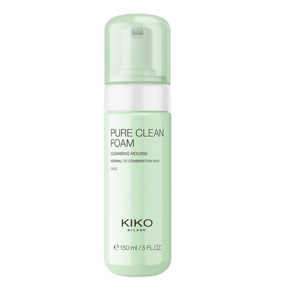 

Очищающая пенка для умывания лица, 150 мл Kiko Milano New pure clean foam