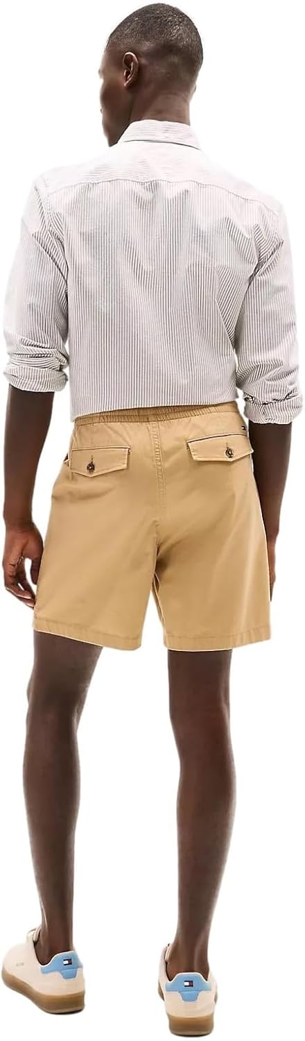 Мужские шорты Tommy Hilfiger Regular Fit Flex-Tommy, коллекция 2024, 40, Classic Khaki (Pull-On) — фото 4
