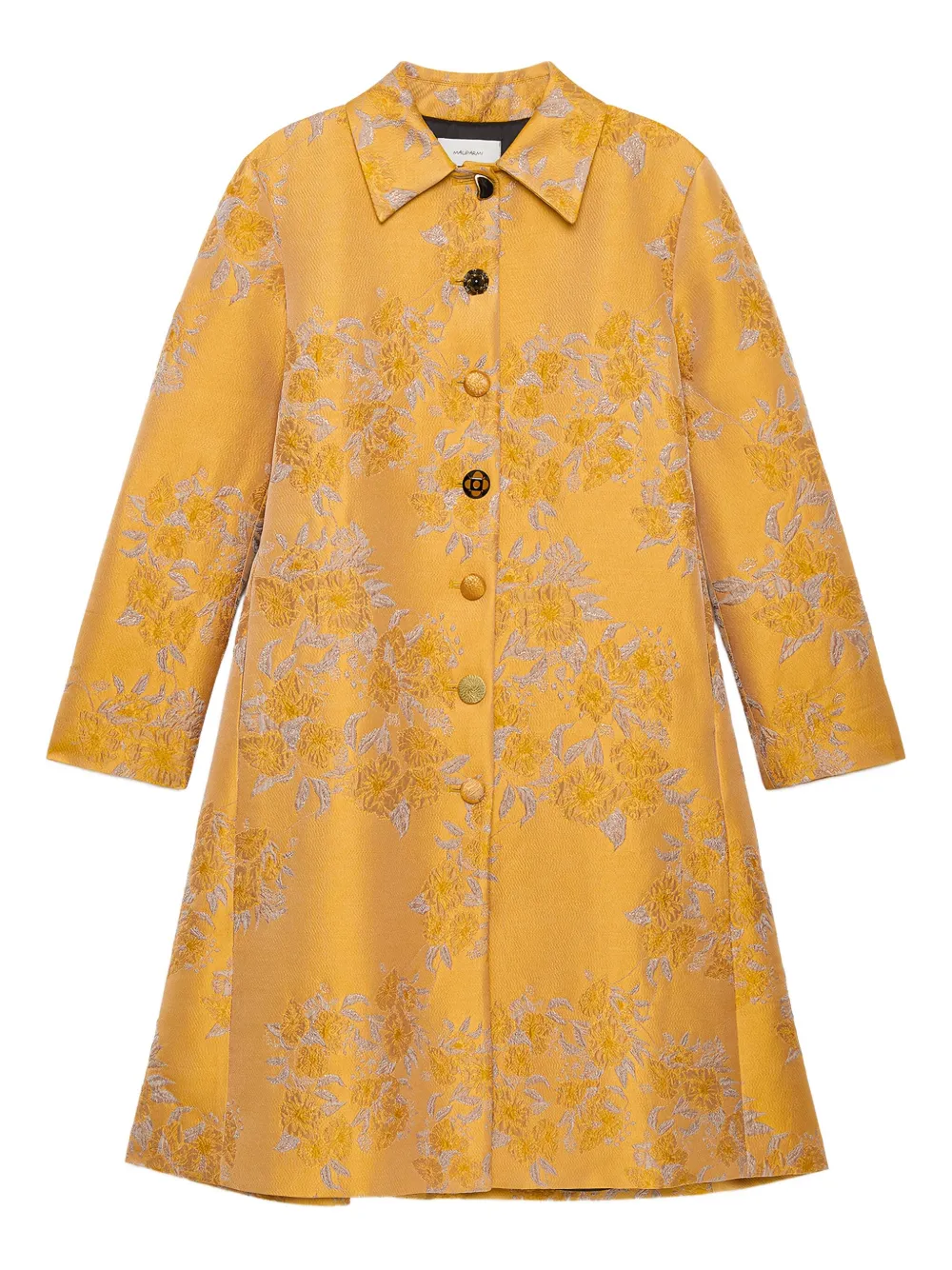 

Пальто с цветочным узором Maliparmi, желтый