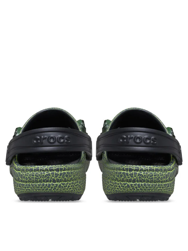 Crocs Классические сабо Мюли Classic IAM Scary Dino Clog T 211372, черные — фото 3