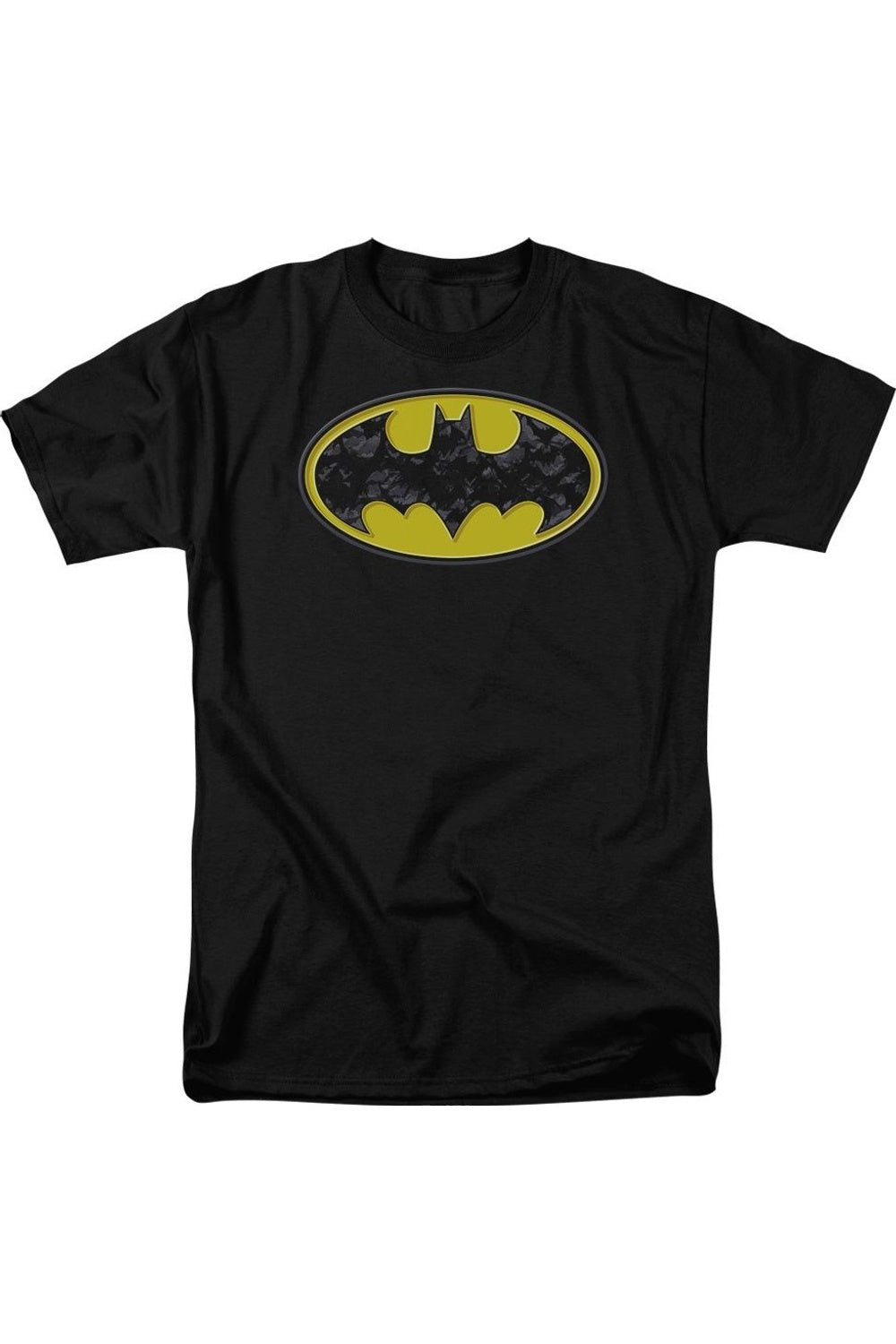 

Футболка с коротким рукавом и логотипом Batman Bats In Adult Gildan, черный