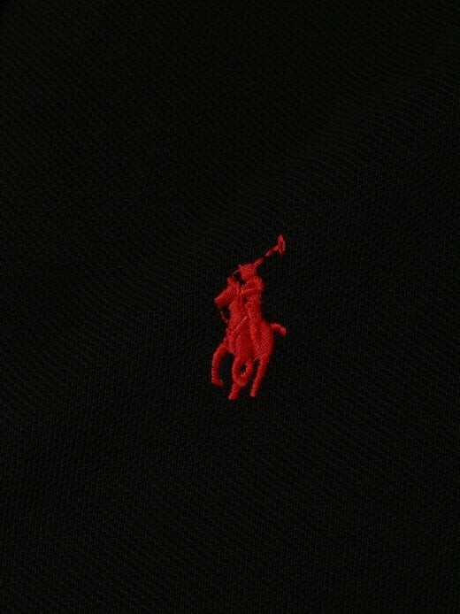 Рубашка поло узкого кроя по индивидуальному заказу Polo Ralph Lauren, черный — фото 3