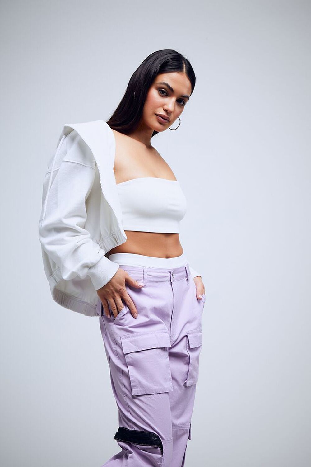 

Укороченный топ-труба Contour Forever 21, ванилла