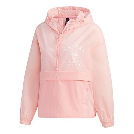 

Куртка панда анорак спортивная куртка Adidas, розовый