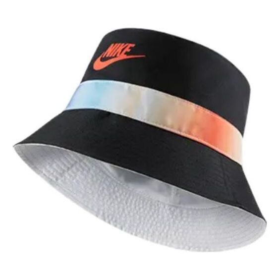 

Бейсболка reversible bucket 'black white' Nike, черный