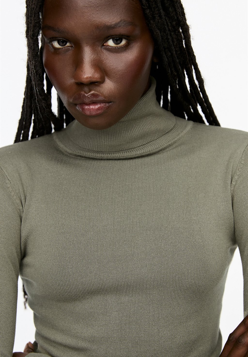 

Джемпер PULL&BEAR, хаки