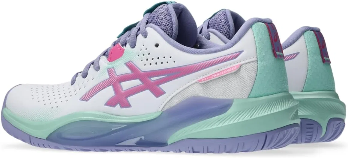 Кроссовки для тенниса ASICS Gel-Challenger 15, цвет White/Dragon Fruit — фото 3