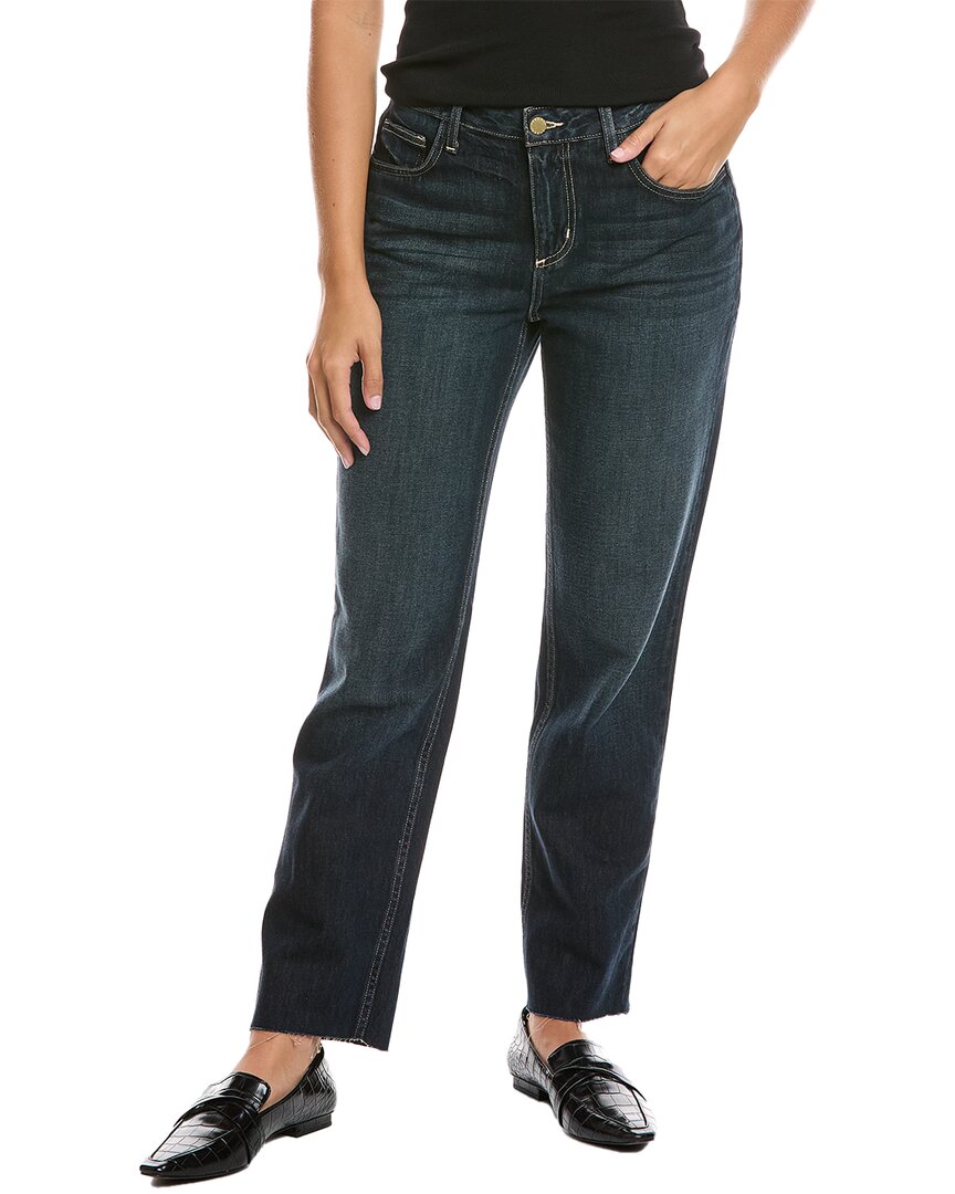 

L'AGENCE Джинсы Milana с низкой посадкой и прямыми штанинами, синий