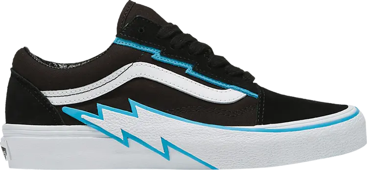 

Кроссовки Old Skool 'Bolt - Pop Black Blue', черный