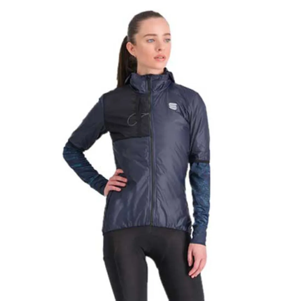 

Куртка Sportful SuperGiara W Puffy short sleeve, синий