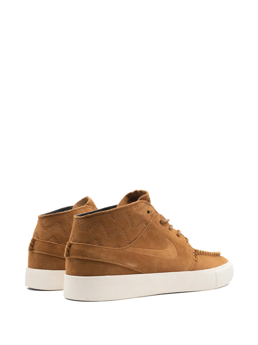 Кеды Stefan Janoski Mid Nike, коричневый — фото 3